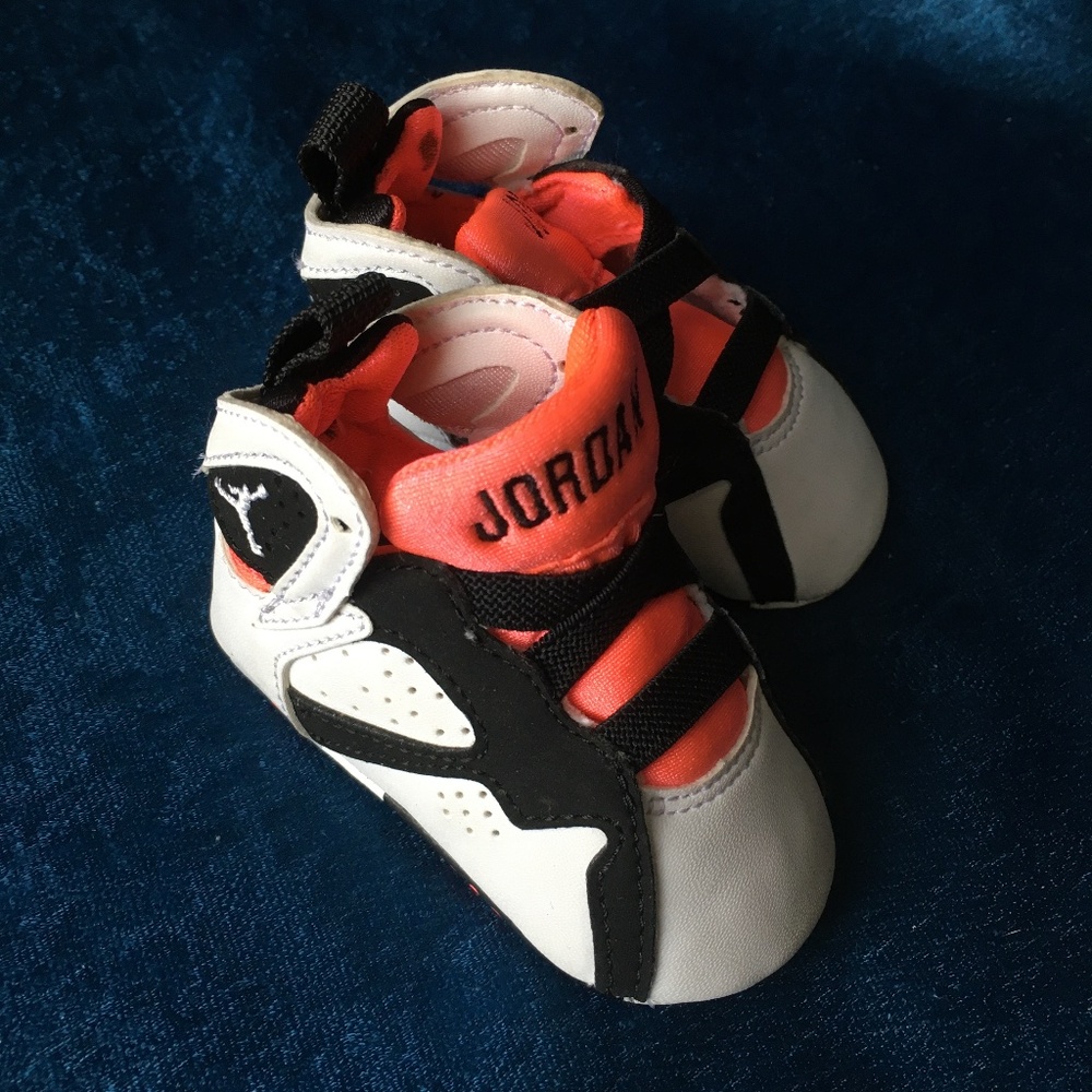 Baby Jordan shoes, retro style. Size 1C.